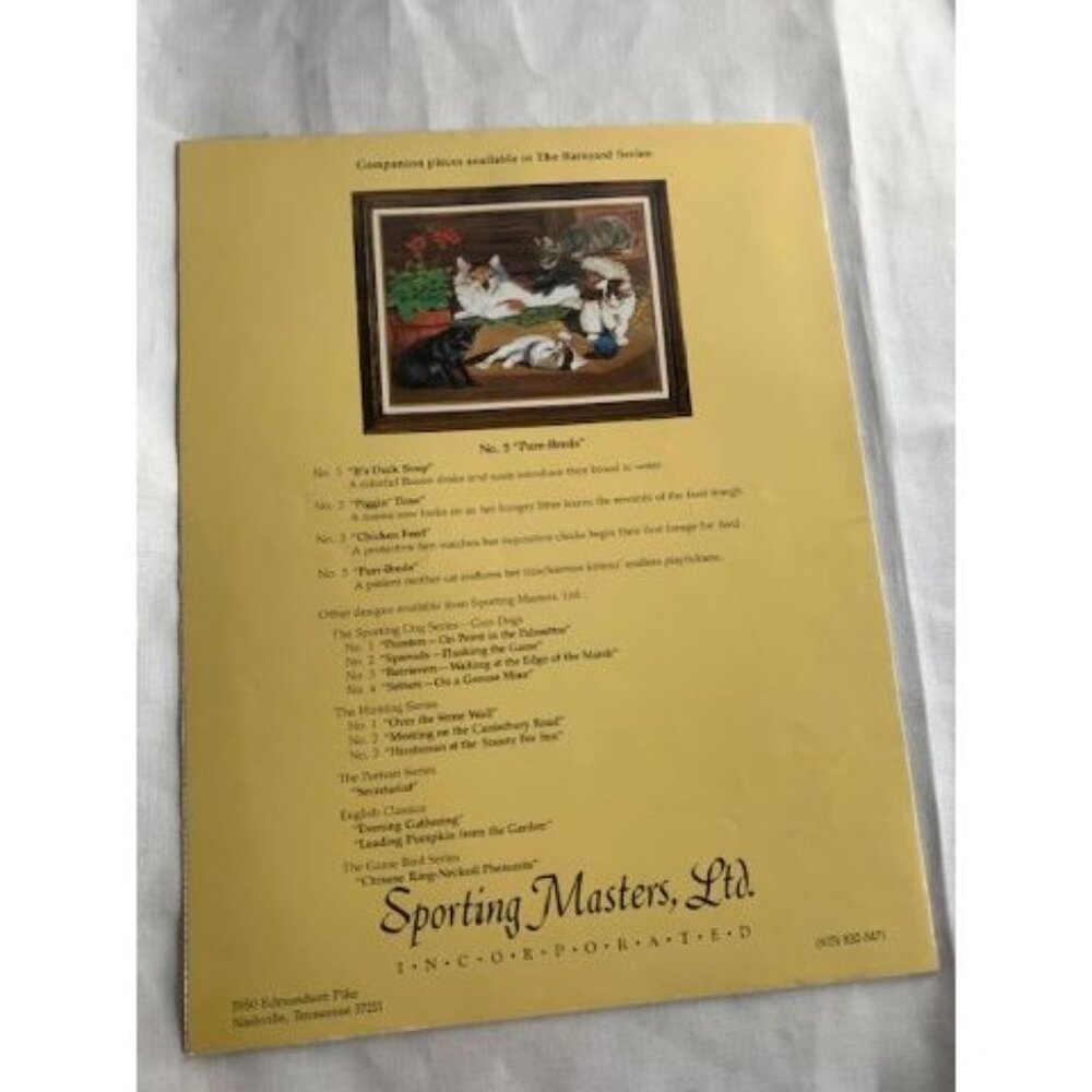 Sporting Masters No. 4 Lops of Clover Cross Stitch Leafet Book - Picture 2 of 3